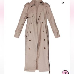 Prettylittlething trench coat never worn